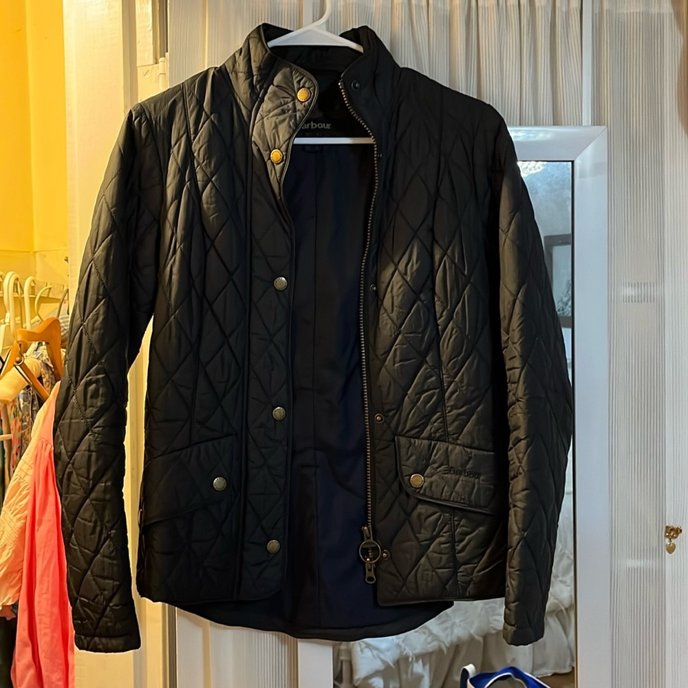 Barbour Black Quilted Jacket